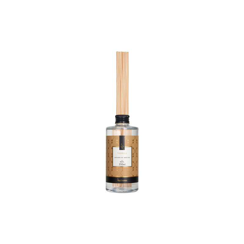 Difusor De Varetas Refil 250Ml Vanilla Via Aroma